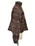 The Range Tweed Brown Turtleneck Sweater Size XS - photo 4