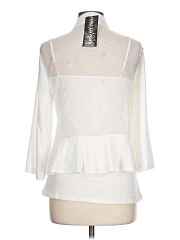 Nina Leonard 3/4 Sleeve Blouse (view 2)
