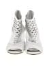 Pierre Dumas Metallic Silver Heels Size 10 - photo 2