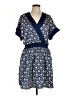 Draper James 100% Polyester Argyle Blue Casual Dress Size L - photo 1