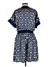 Draper James 100% Polyester Argyle Blue Casual Dress Size L - photo 2