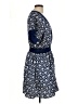 Draper James 100% Polyester Argyle Blue Casual Dress Size L - photo 4