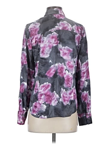 Ellen Tracy Long Sleeve Silk Top (view 2)