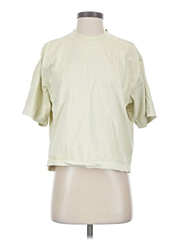 Madewell The Boxy Crop Tee in Allday Jersey (view 1)