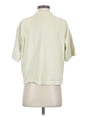 Madewell The Boxy Crop Tee in Allday Jersey (view 2)
