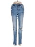 Zara Basic Stripes Blue Jeans Size 2 - photo 1
