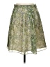 J.Crew 100% Silk Paisley Green Silk Skirt Size 4 - photo 1