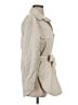 H&M 100% Polyester Ivory Trenchcoat Size XS - photo 4
