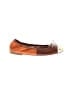 Sam Edelman 100% Leather Color Block Orange Flats Size 7 - photo 1