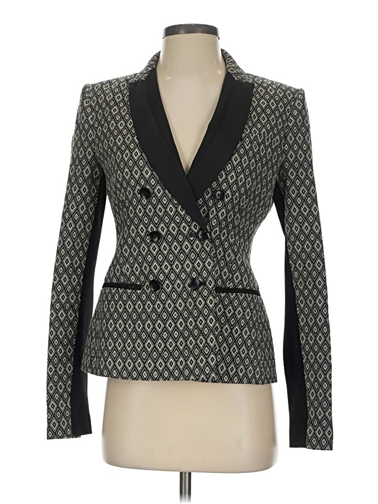Pre-owned Bcbgmaxazria Blazer Jacket In Gray