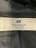 H&M 100% Polyester Solid Black Coat Size 14 - photo 3
