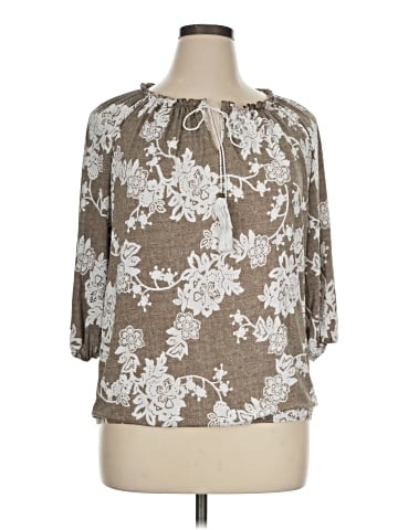 Perseption Concept 3/4 Sleeve Blouse (view 1)