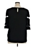 Adrianna Papell Black 3/4 Sleeve Top Size 1X - photo 2