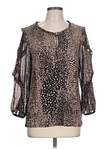 Maeve by Anthropologie 3/4 Sleeve Blouse (view 1)