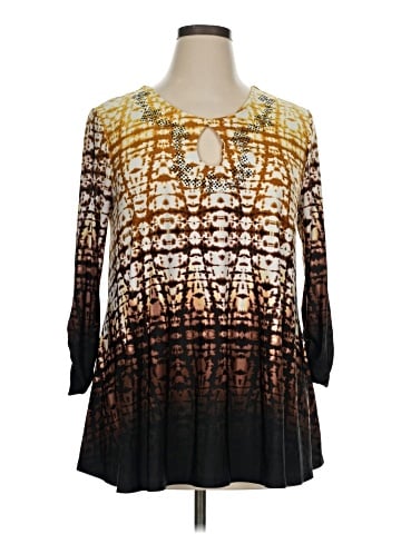 New Directions 3/4 Sleeve Blouse (view 1)
