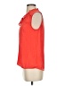 Maison d' Amelie 100% Polyester Orange Sleeveless Blouse Size XS - photo 5