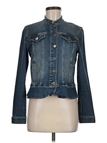 White House Black Market Denim Jacket (view 1)