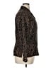 Sag Harbor 100% Polyester Tweed Brown Long Sleeve Blouse Size 14 - photo 4