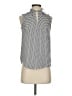 T Tahari 100% Polyester Silver Sleeveless Blouse Size XS - photo 1