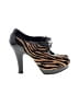 Fendi Animal Print Black Heels Size EU 37 - photo 1
