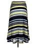 DKNY Stripes Gray Casual Skirt Size M - photo 2