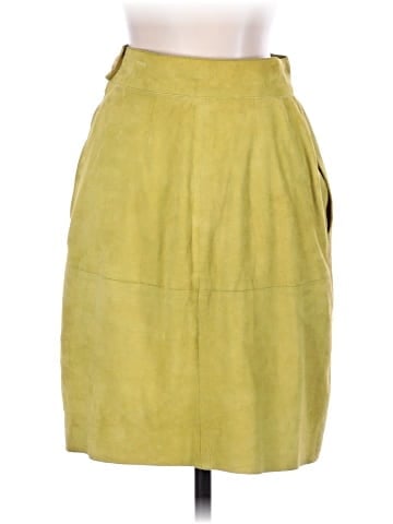 Hermès Leather Skirt (view 2)