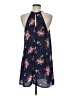 Bebop 100% Polyester Floral Blue Casual Dress Size M - photo 2