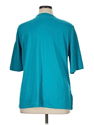 Draper's & Damon's Short Sleeve Blouse (view 2)