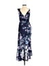 BCX 100% Polyester Floral Blue Cocktail Dress Size XS - photo 1