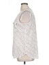 Croft & Barrow 100% Polyester Polka Dots White Sleeveless Blouse Size XL - photo 5