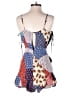 Very J 100% Rayon Paisley Color Block Multi Color Ivory Romper Size S - photo 2