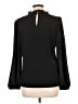 Ann Taylor Black Long Sleeve Blouse Size L - photo 2