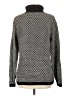 Karen Scott Houndstooth Gray Turtleneck Sweater Size L - photo 2