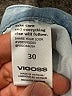 Vigoss Solid Blue Jeans Size 30 waist - photo 8