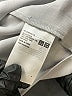 Uniqlo 100% Polyester Gray Short Sleeve Blouse Size M - photo 8