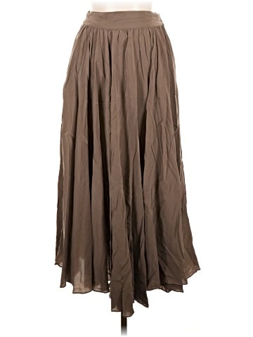 Linda Allard Ellen Tracy Silk Skirt (view 1)
