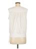 Amour Vert Ivory Sleeveless Blouse Size M - photo 2