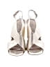 Diane von Furstenberg Metallic Silver Sandals Size 8 1/2 - photo 2