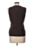 Classic Elements 100% Cotton Brown Sleeveless Top Size L - photo 2