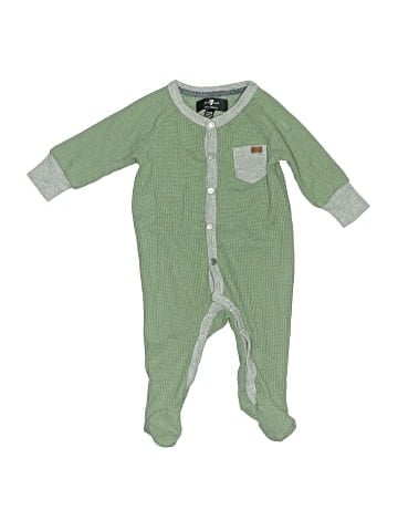 7 For All Mankind Long Sleeve Onesie (view 1)