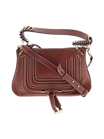 Chloé Marcie Top Handle Bag Sepia (view 1)