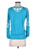 Cache Blue Long Sleeve Blouse Size XS - photo 2