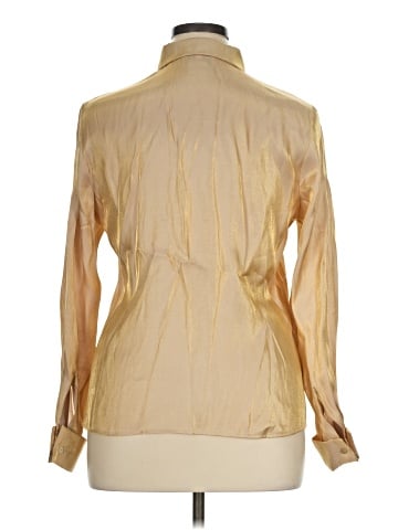 SILK CLUB COLLECTION Long Sleeve Button-Down Shirt (view 2)
