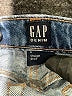 Gap 100% Cotton Print Blue Jeans Size 6 - photo 3