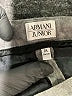 Armani Junior Chevron-herringbone Gray Casual Pants Size 7 - photo 3