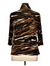 Grace Animal Print Brown 3/4 Sleeve Blouse Size 1X - photo 2
