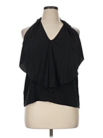 Lauren by Ralph Lauren Sleeveless Silk Top (view 1)