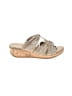 Easy Street Gold Wedges Size 7 - photo 1