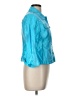 Ruby Rd. Teal 3/4 Sleeve Button-Down Shirt Size 10 Petite - photo 4