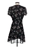 Madewell 100% Polyester Floral Black Casual Dress Size 4 - photo 2